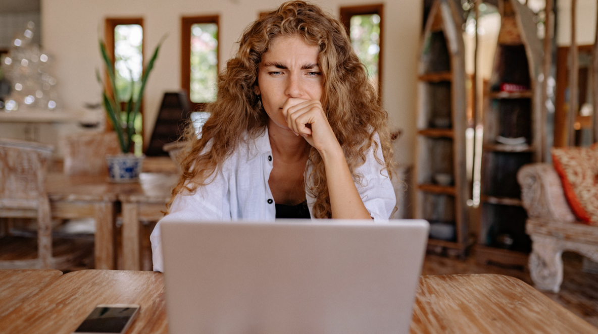 Woman on laptop